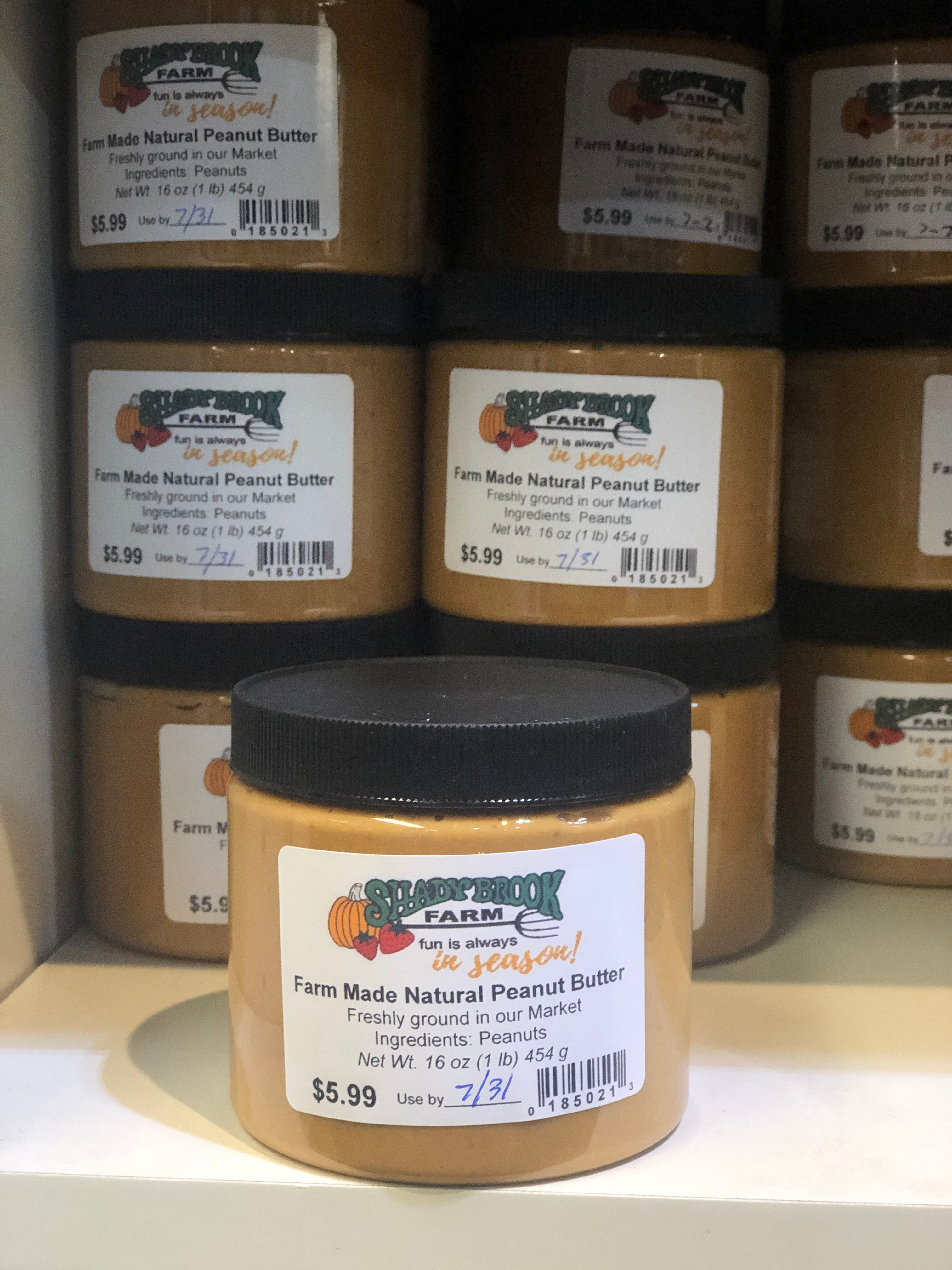 Natural Roasted Peanut Butter 16 oz
