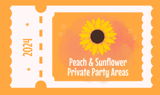 Peach & Sunflower Festival Party Areas - Aug 4, 2024