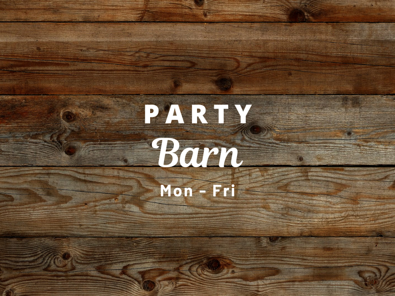 Spring Party Barn Reservation - Mon to Fri