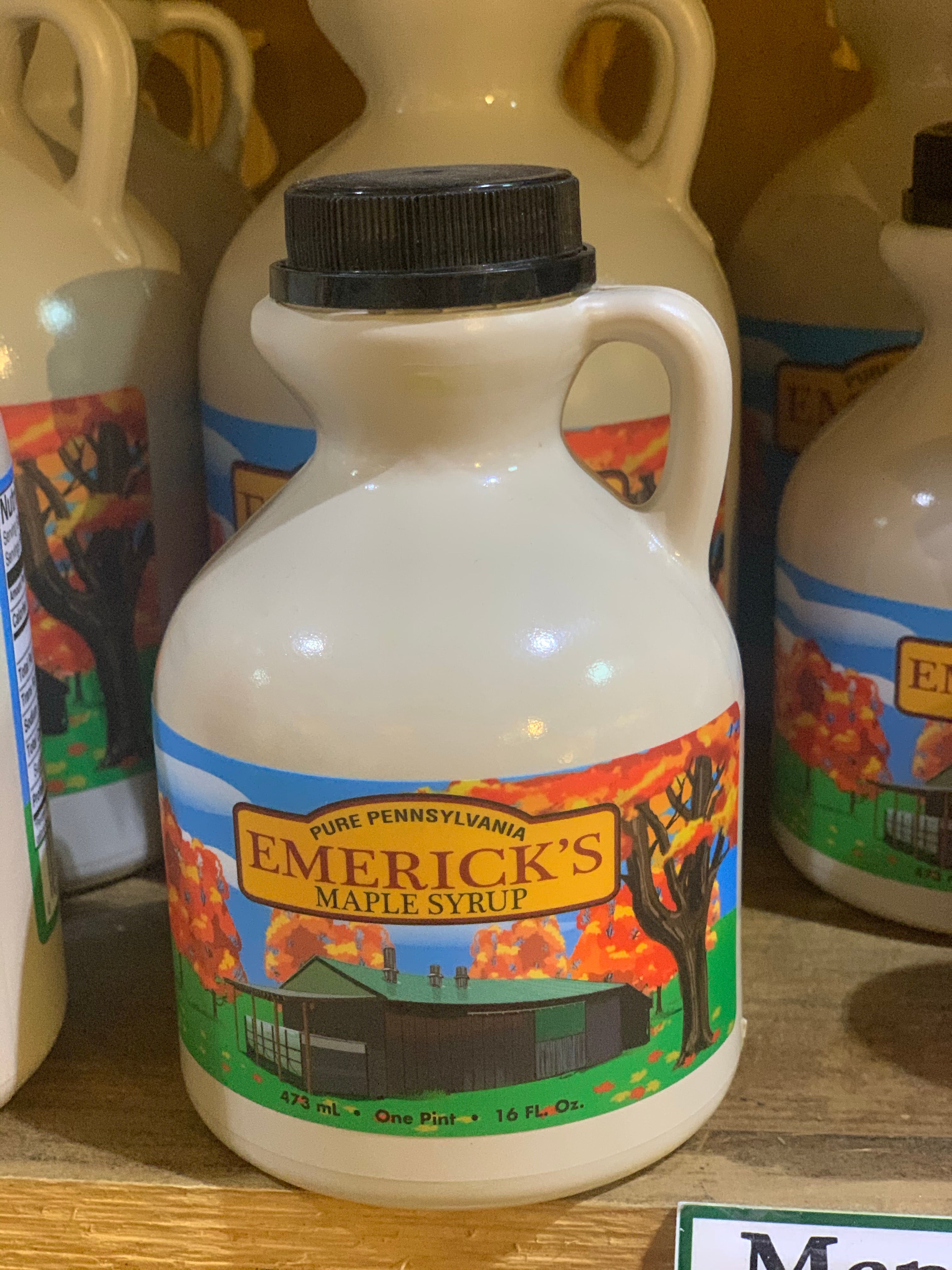 Emerick's Pure Maple Syrup Pint 16 oz Grade A